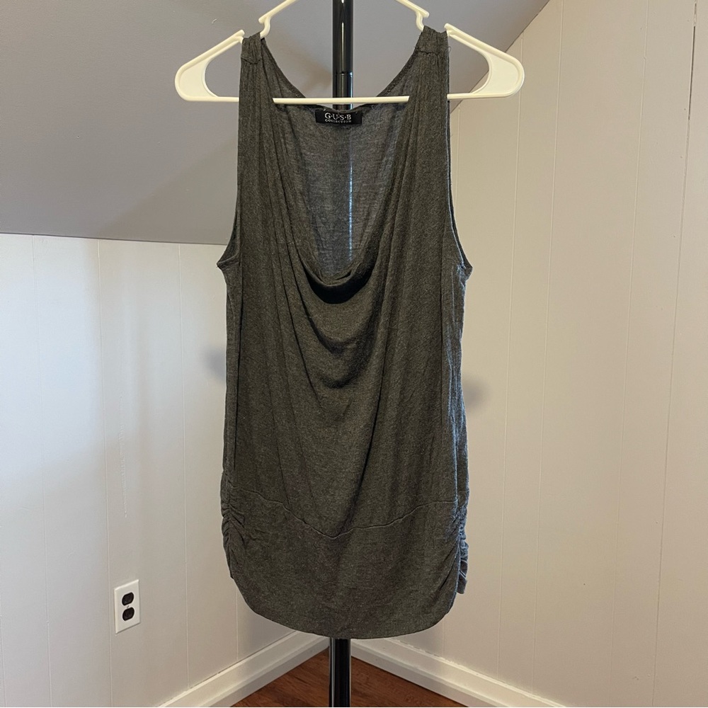Women’s grey designer tank top